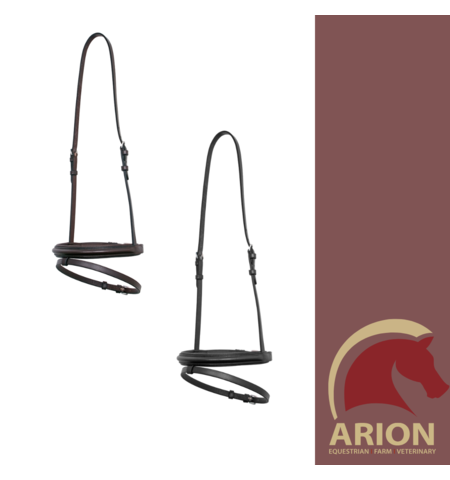 Platinum Raised Padded Noseband