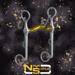 Morso Weymouth In Salox Gold Neue Schule Per Cavalli Warmblood - Nuovo Di Zecca!
