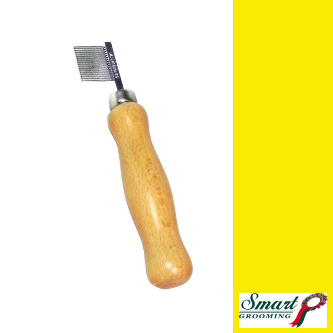 Smart Grooming Quarter Marquage Peigne Manche en Bois