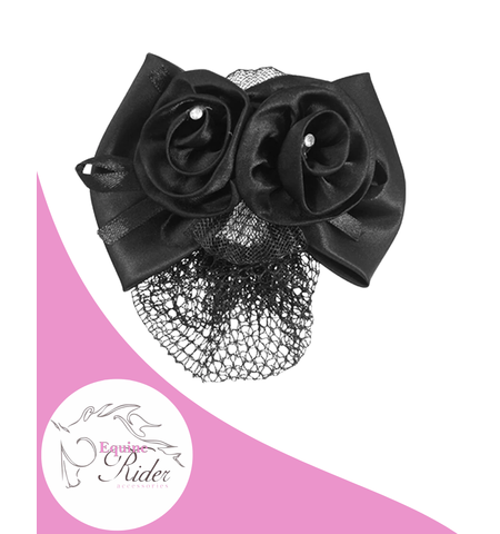 EQUINE RIDER ROSE HAIR BARRETTE 