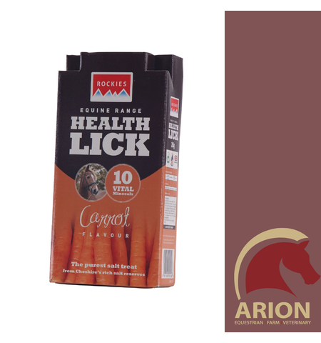 ROCKIES CARROT FLAVOUR HEALTH LICK 2KG 