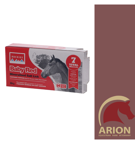 ROCKIES BABY RED SALT LICK 2KG