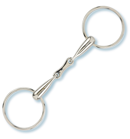 STUBBEN 1184 LR FRENCH LINK HOLLOW SNAFFLE