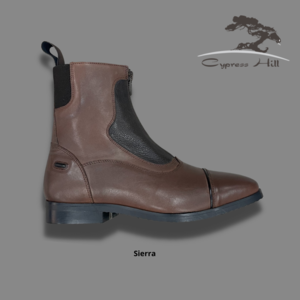 CYPRESS HILL "SIERRA" SHORT ZIP LEATHER BOOT-footwear-Spurs