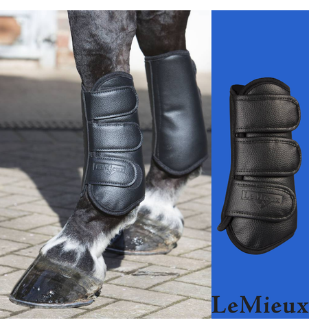 LeMieux Ultra Mesh Snug Boots – Breathable Brushing Boots For Schooling/Dressage