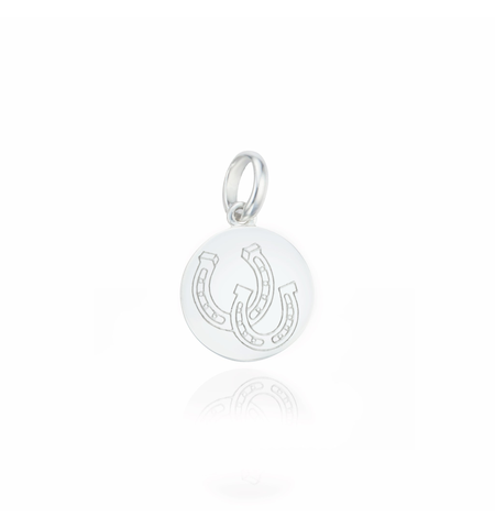 GC EQUESTRIAN HORSE SHOE DISC CHARM