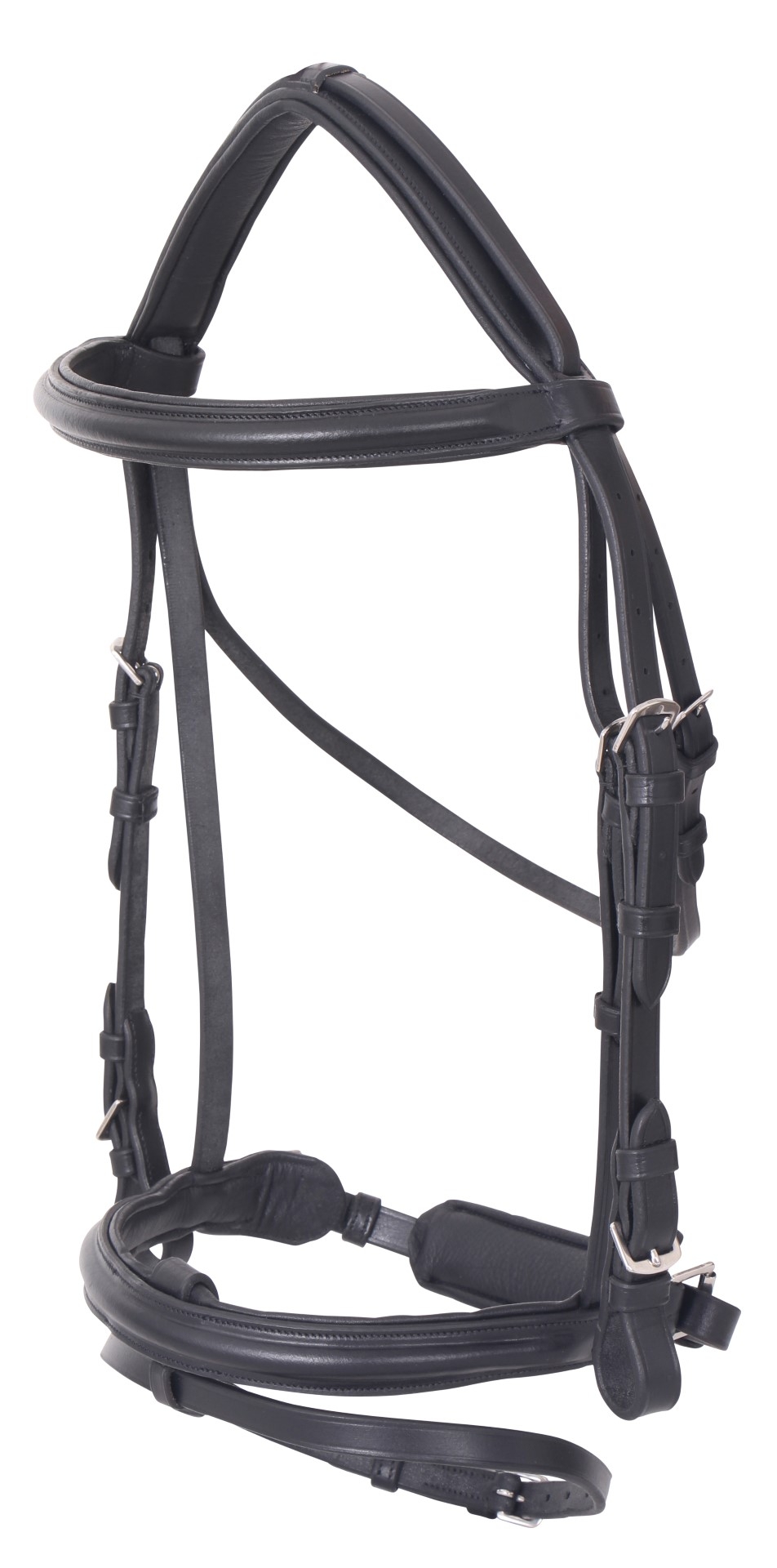 PLATINUM WIDE RAISED CRANK HANOVERIAN BRIDLE Bridles & ReinsBridles