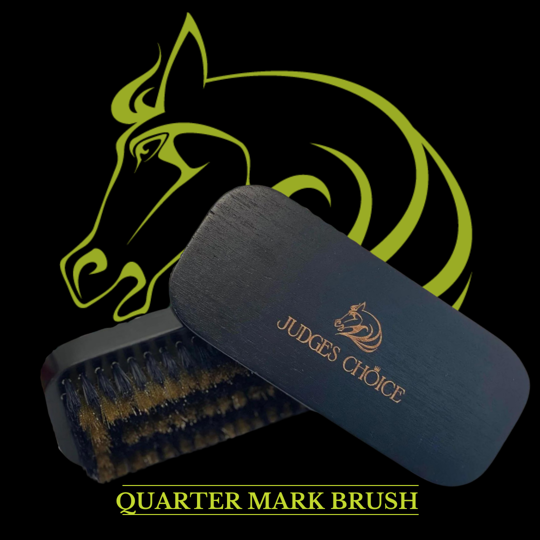 RJM Equine Quartermark Brush Great for sharks teeth & patterns