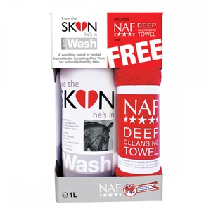 NAF LOVE THE SKIN HES IN WASH -shampoo & conditioner-Spurs