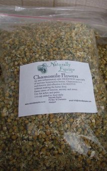 NATURALLY EQUINE CHAMOMILE FLOWERS-supplements & treats-Spurs