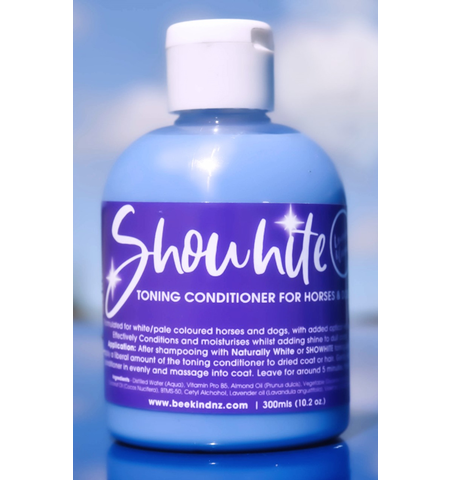 BEE KIND SHOWHITE TONING CREME CONDITIONER FOR HORSES & HOUNDS