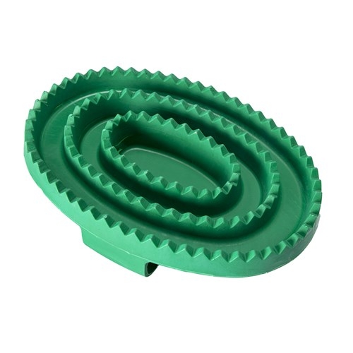 RUBBER CURRY COMB GroomingBrushes Spurs STC