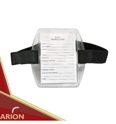 BLUE TAG MEDICAL ARM BAND
